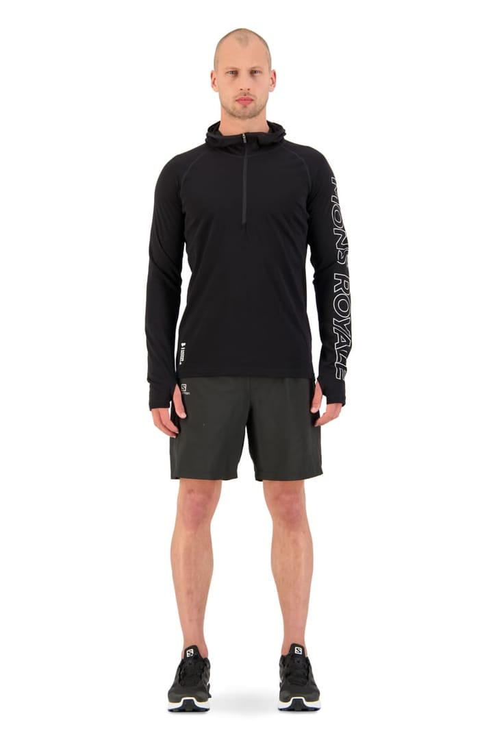 Mons Royale Men's Temple Tech Hood Black Mons Royale Mons Royale Men's Temple Tech Hood Black Mons Royale