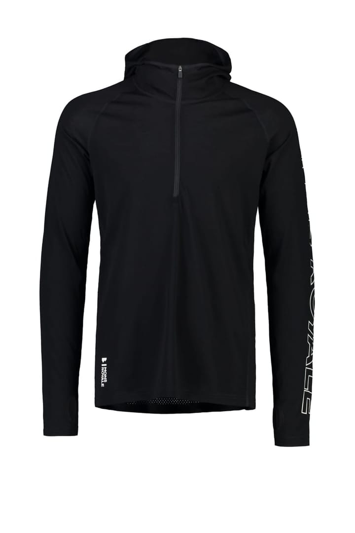 Mons Royale Men's Temple Tech Hood Black Mons Royale Mons Royale Men's Temple Tech Hood Black Mons Royale