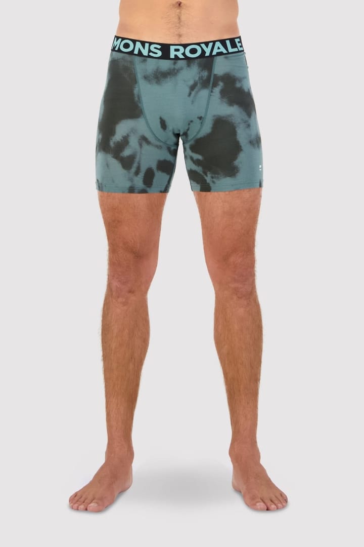 Mons Royale Men's Hold 'Em Pattern Boxer Sage Tie Dye Mons Royale Mons Royale Men's Hold 'Em Pattern Boxer Sage Tie Dye Mons Royale