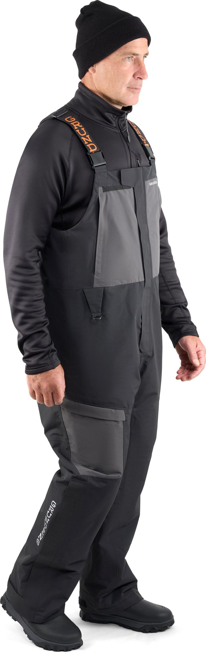 Grundéns Men's Gore-Tex Pro Fishing Bib Obsidian Grundéns