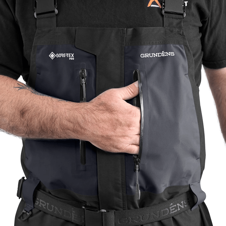 Grundéns Men's Gore-Tex Pro Fishing Bib Obsidian Grundéns