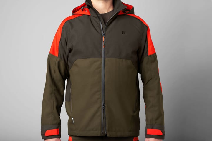 Härkila Men's Pro Hunter Dog Keeper GORE-TEX Jacket Willow Green/Orange Härkila