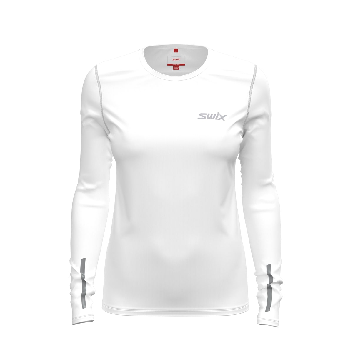 Swix Women's Pace NTS Long Sleeve Baselayer Top Bright white