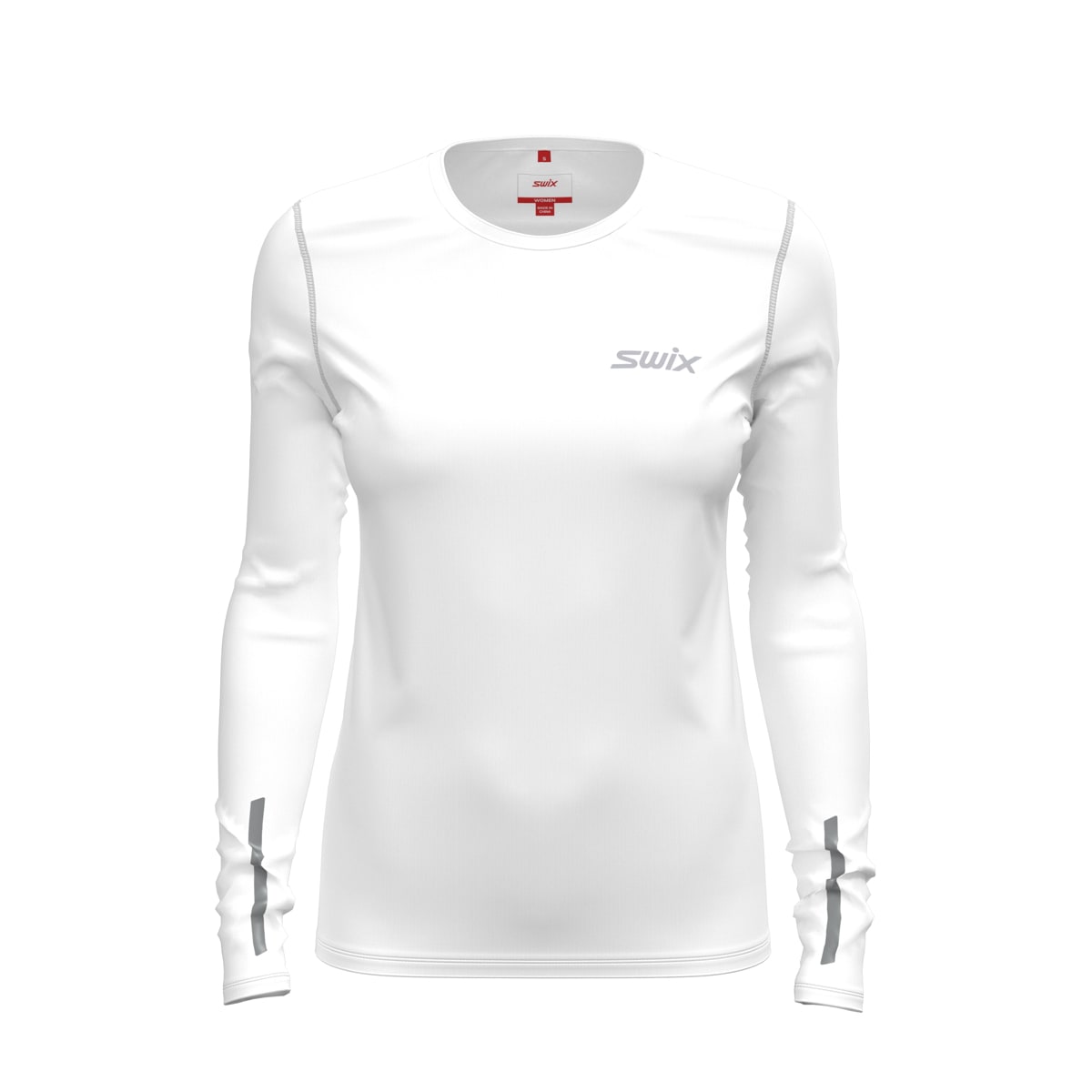 Swix Women's Pace NTS Long Sleeve Baselayer Top Bright White