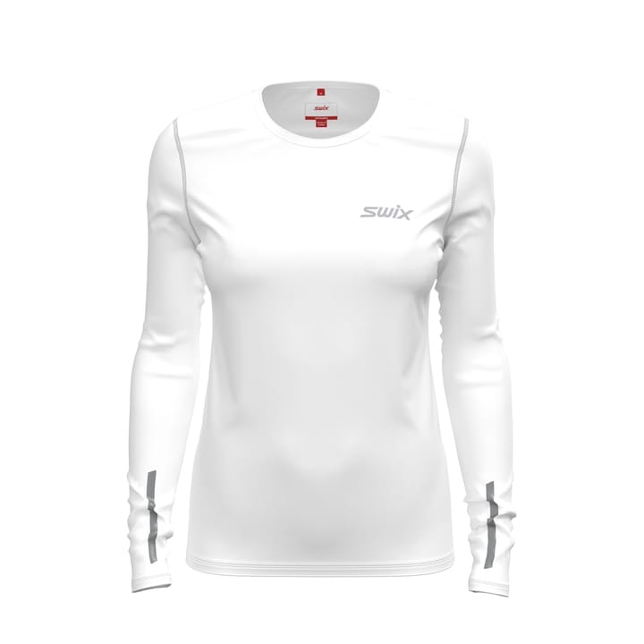 Swix Women's Pace NTS Long Sleeve Baselayer Top Bright white Swix