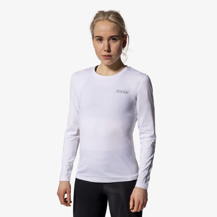 Swix Women's Pace NTS Long Sleeve Baselayer Top Bright white Swix