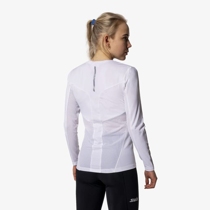 Swix Women's Pace NTS Long Sleeve Baselayer Top Bright white Swix