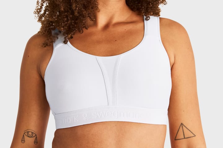 Swegmark Kimberly Iconic Sport Bra White Swegmark