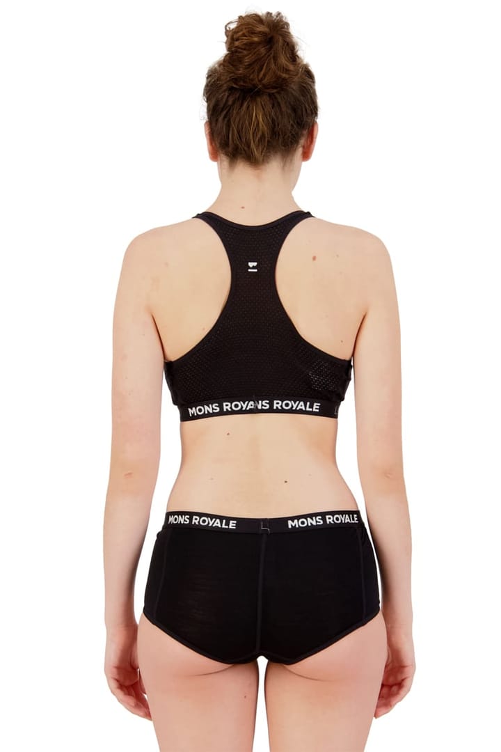 Mons Royale Women's Sierra Sports Bra Black Mons Royale Mons Royale Women's Sierra Sports Bra Black Mons Royale