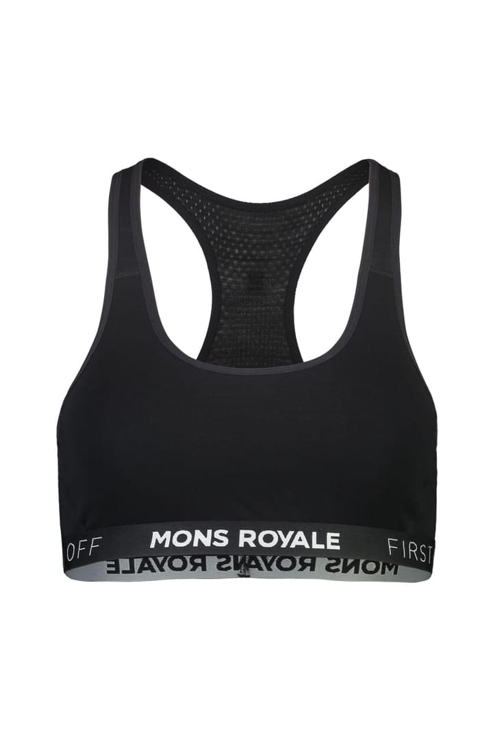Mons Royale Sierra Sports Bra Black Mons Royale