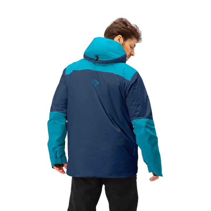 Norrøna Men's Lofoten Gore-tex Thermo80 Jacket Hawaiian Surf/Indigo Night Norrøna