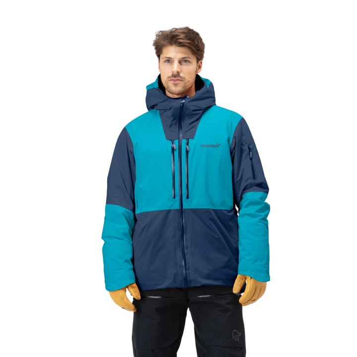Norrøna Men's Lofoten Gore-tex Thermo80 Jacket Hawaiian Surf/Indigo Night Norrøna Norrøna Men's Lofoten Gore-tex Thermo80 Jacket Hawaiian Surf/Indigo Night Norrøna