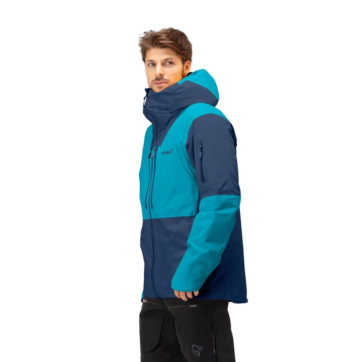 Norrøna Men's Lofoten Gore-tex Thermo80 Jacket Hawaiian Surf/Indigo Night Norrøna Norrøna Men's Lofoten Gore-tex Thermo80 Jacket Hawaiian Surf/Indigo Night Norrøna
