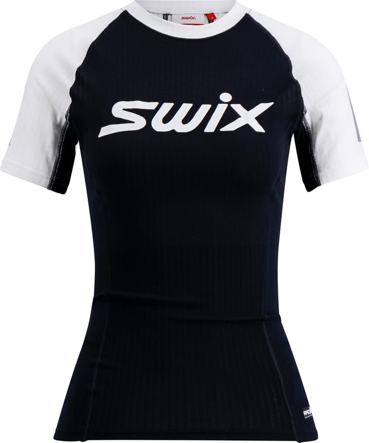 Swix Women's Roadline RaceX Short Sleeve Black/Bright White Swix Swix Women's Roadline RaceX Short Sleeve Black/Bright White Swix