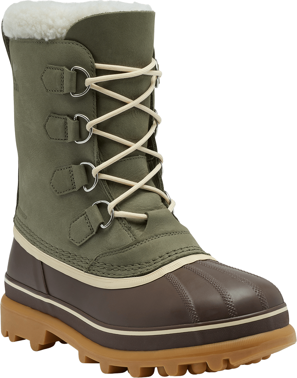 Sorel Men's Caribou Boot Stone Green, Tobacco