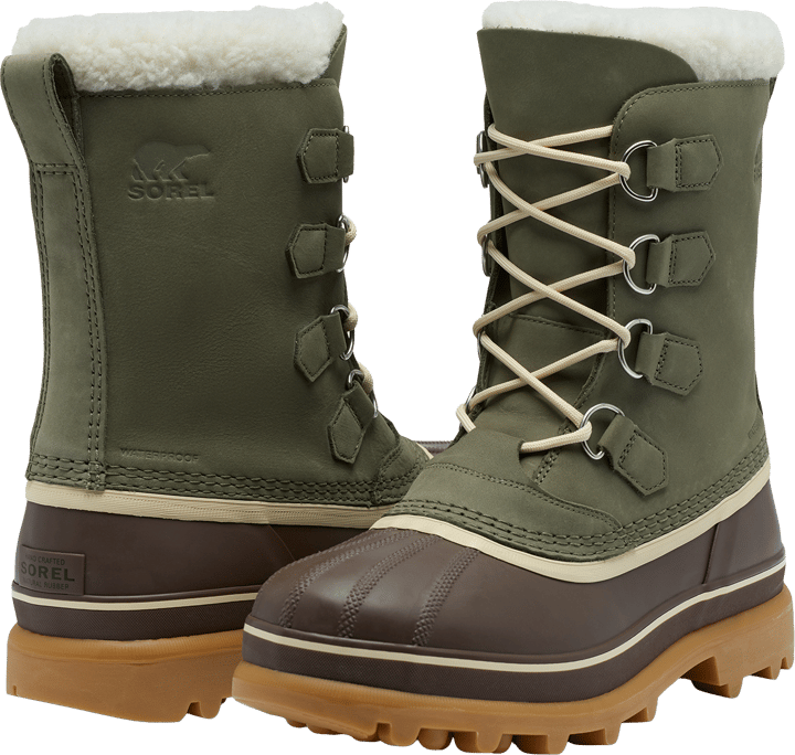 Sorel Men's Caribou Boot Stone Green, Tobacco Sorel