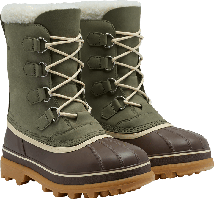 Sorel Men's Caribou Boot Stone Green, Tobacco Sorel