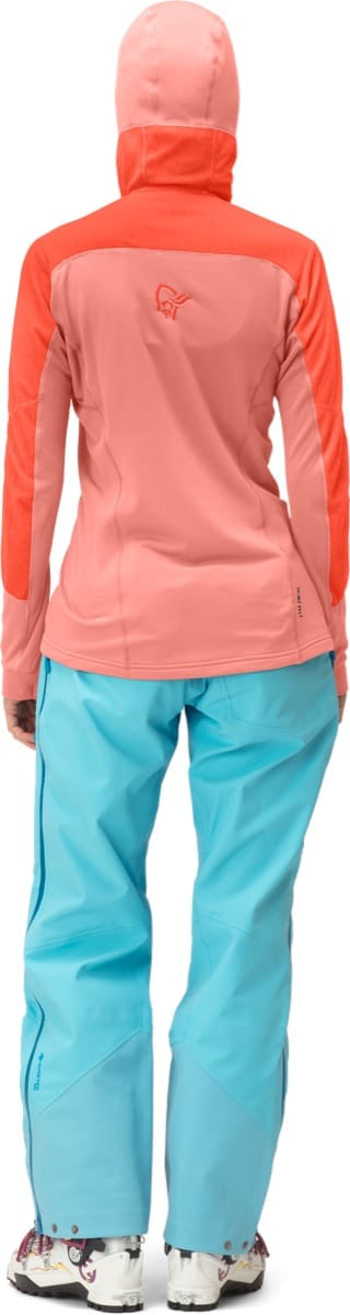 Norrøna Lofoten Thermal Pro Hood W'S Orange Alert/Peach Amber Norrøna
