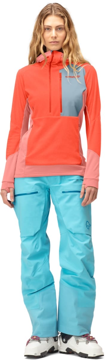 Norrøna Lofoten Thermal Pro Hood W'S Orange Alert/Peach Amber Norrøna