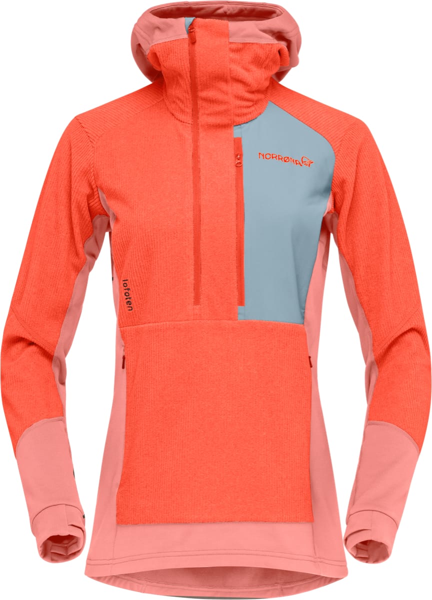 Norrøna Lofoten Thermal Pro Hood W's Orange Alert/Peach Amber