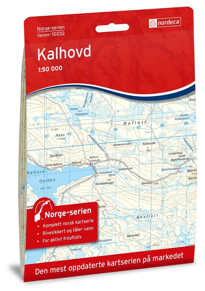 Nordeca Kalhovd Norge-Serien 1:50 000 Turkart Ugland IT
