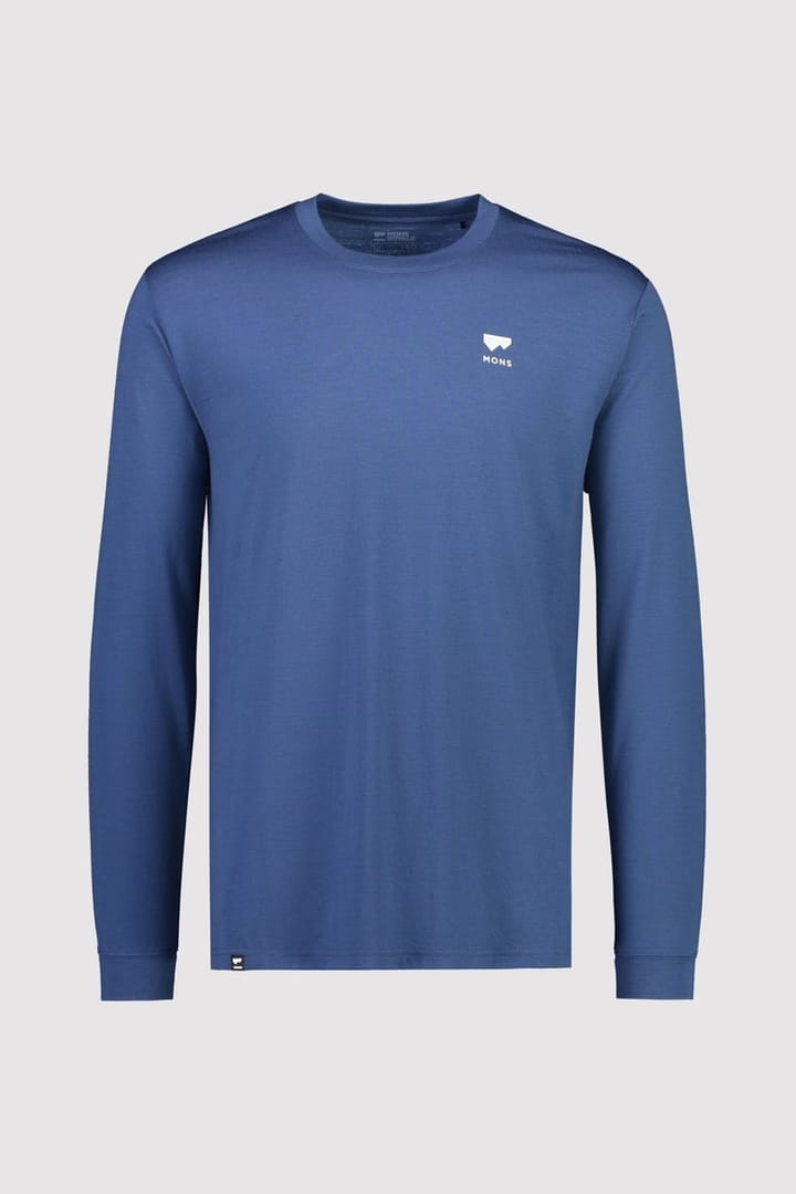Mons Royale Men's Icon LS Dark Denim Mons Royale