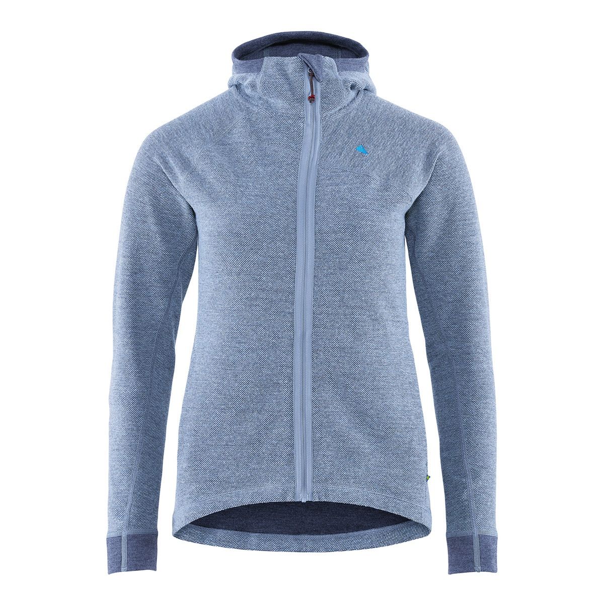 Klättermusen Hödur Hooded Zip W's Faded Blue