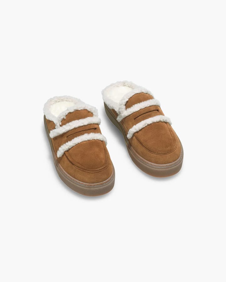 Inuikii Women's Mule Wool Brown Inuikii