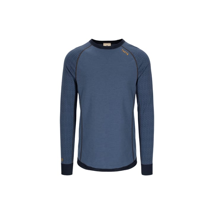 Tufte Wear Mens Bambull Switch Crew Neck Vintage Indigo / Sky Captain Tufte Wear