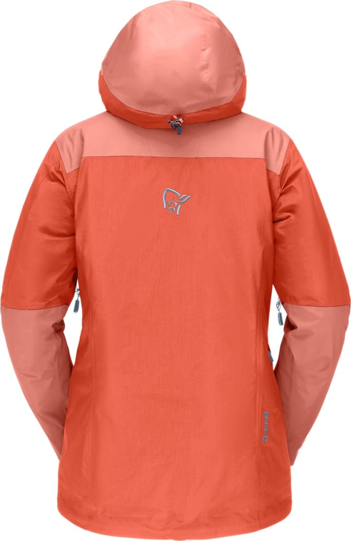 Norrøna Women's Lofoten Gore-tex Thermo100 Jacket Orange Alert/Peach Amber Norrøna