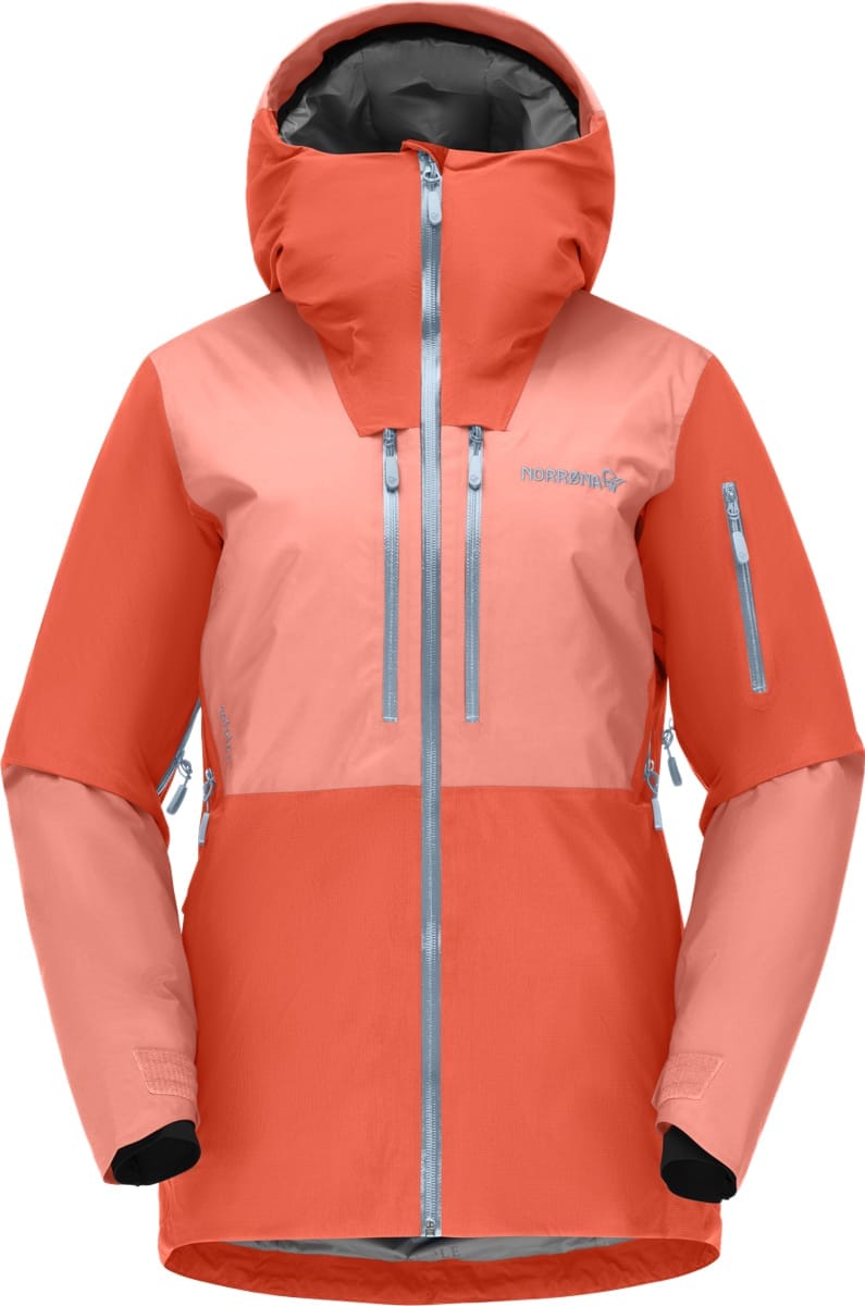 Norrøna Lofoten Gore-Tex Thermo100 Jacket W's Orange Alert/Peach Amber