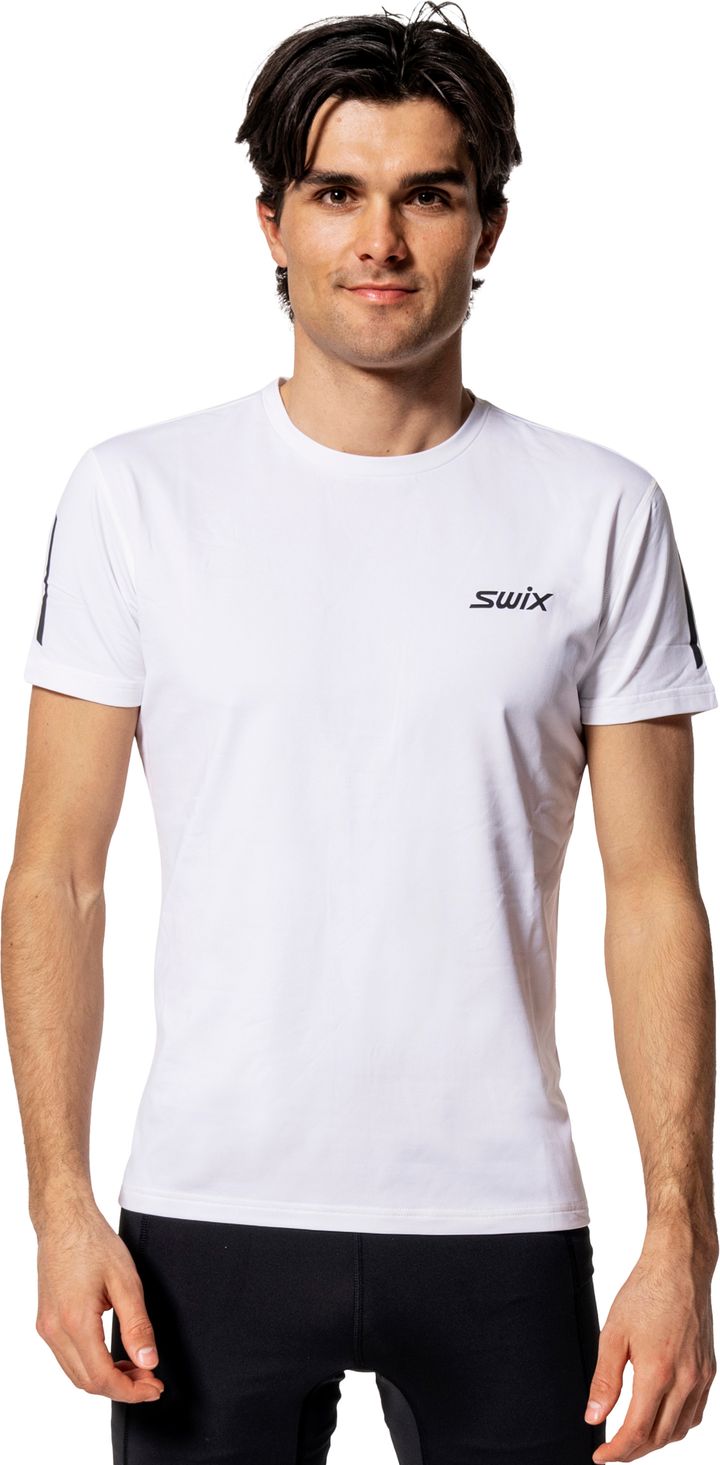 Swix Men's Pace NTS Short Sleeve Baselayer Top Bright White Swix