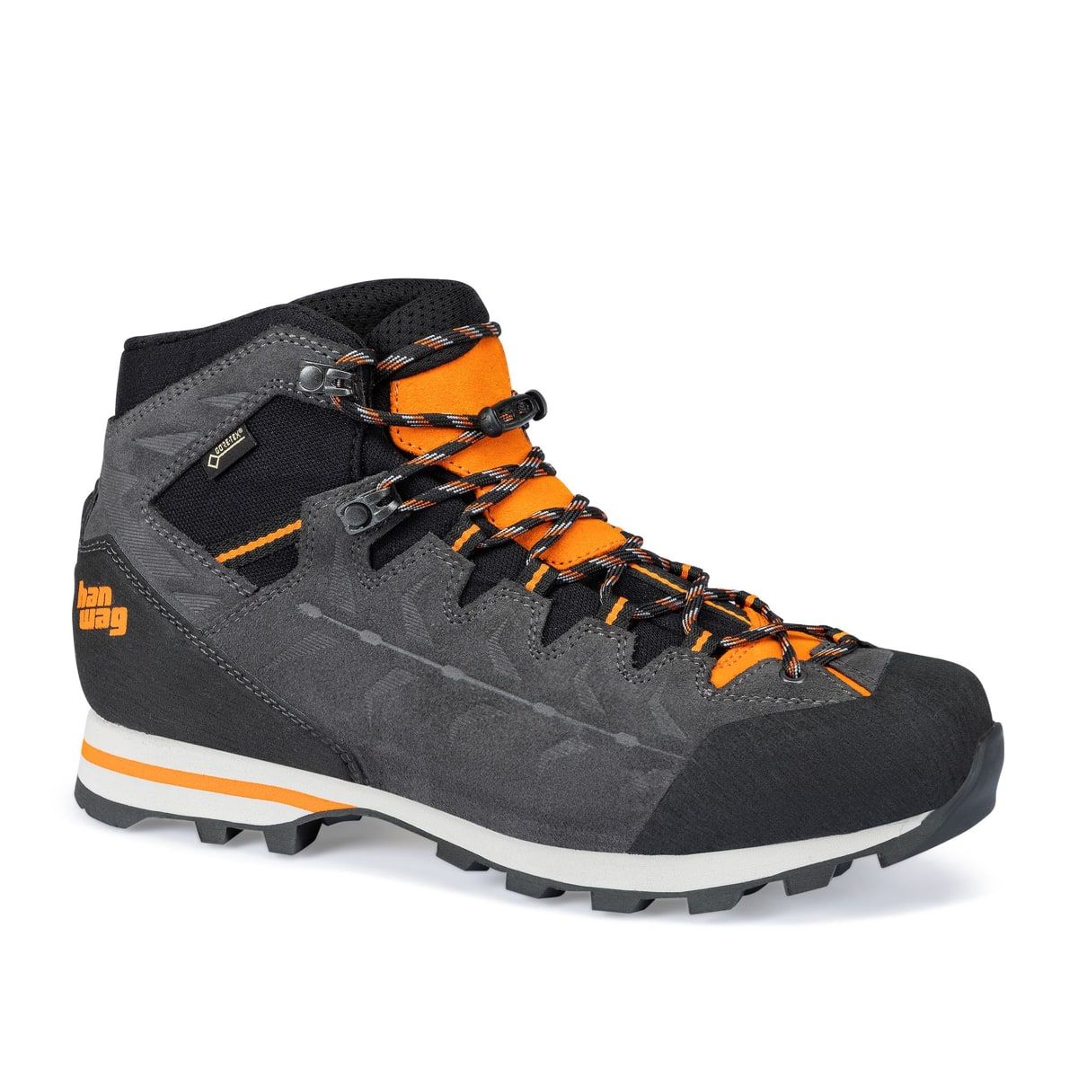 Hanwag Men's Makra Light Gtx Asphalt/Orange