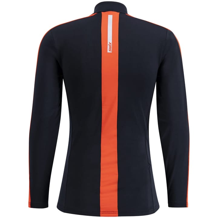 Swix Roadline Nts Half Zip Baselayer Top M Black/Fiery Red Swix