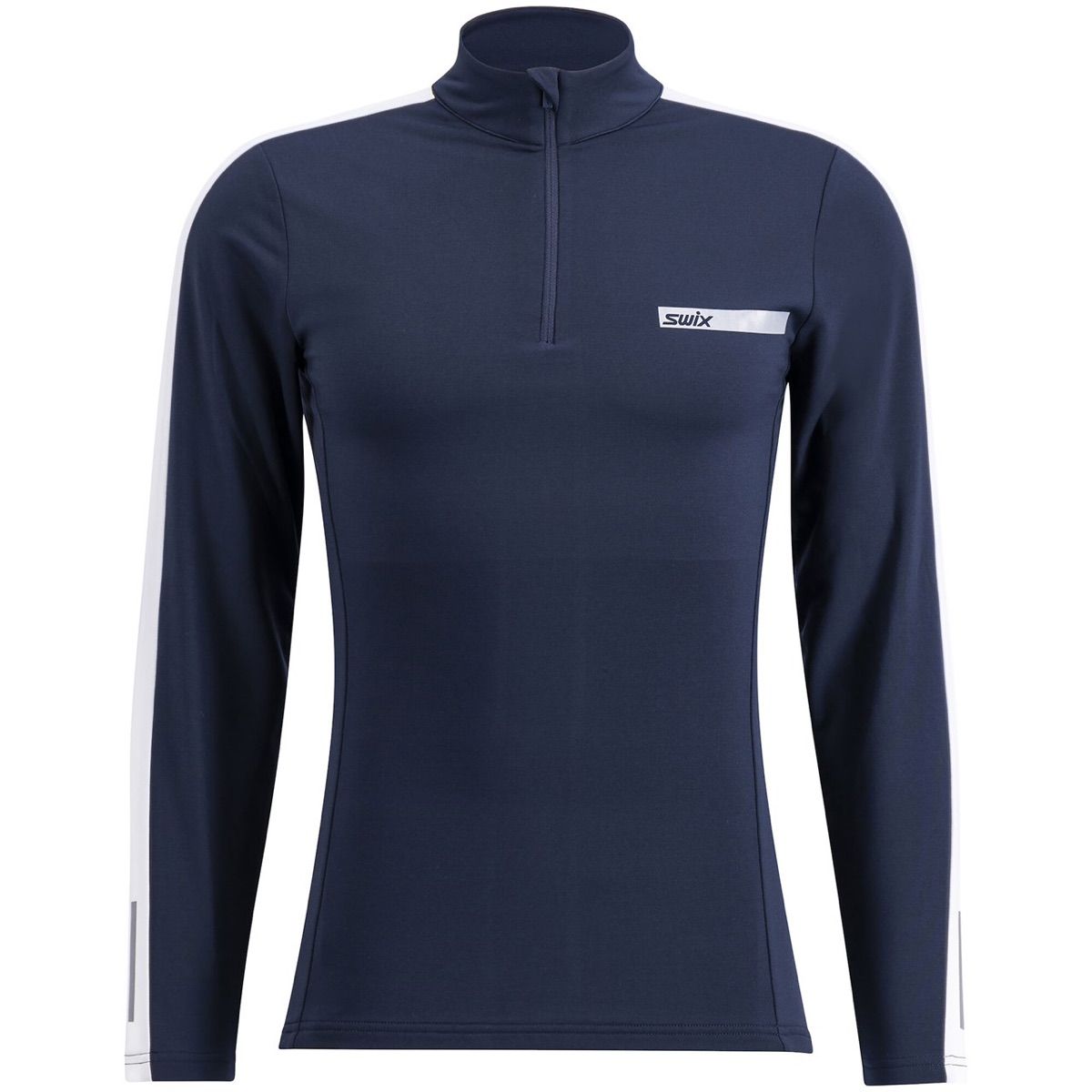 Swix Roadline Nts Half Zip Baselayer Top M Dark Navy/Bright White