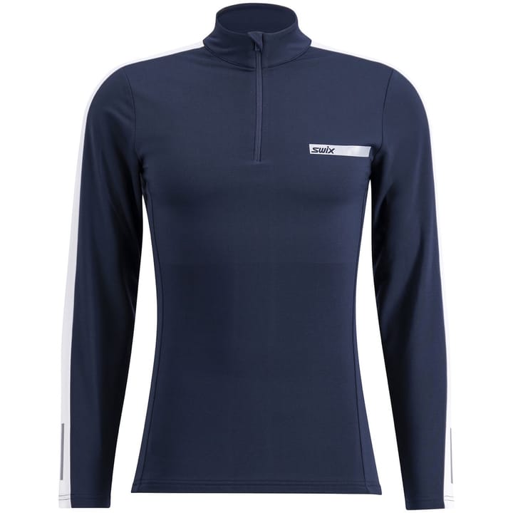 Swix Roadline Nts Half Zip Baselayer Top M Dark Navy/Bright White Swix