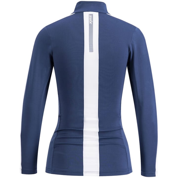 Swix Roadline Nts Half Zip Baselayer Top W Lake blue/Bright white Swix