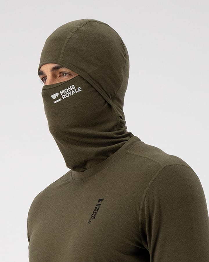 Mons Royale Santa Rosa Merino Flex 200 Balaclava Dark Olive Mons Royale Mons Royale Santa Rosa Merino Flex 200 Balaclava Dark Olive Mons Royale