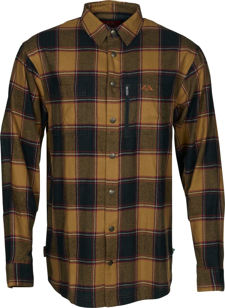 Swedteam Men's Shirt Crest Cotton Dark Sand Swedteam