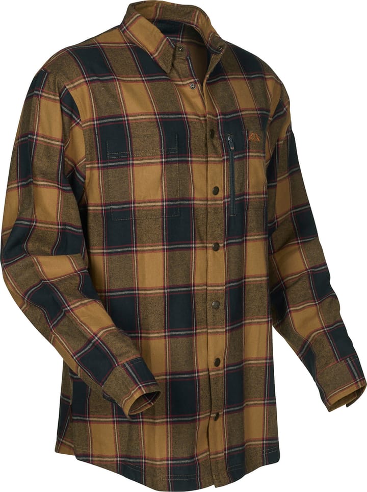 Swedteam Men's Shirt Crest Cotton Dark Sand Swedteam