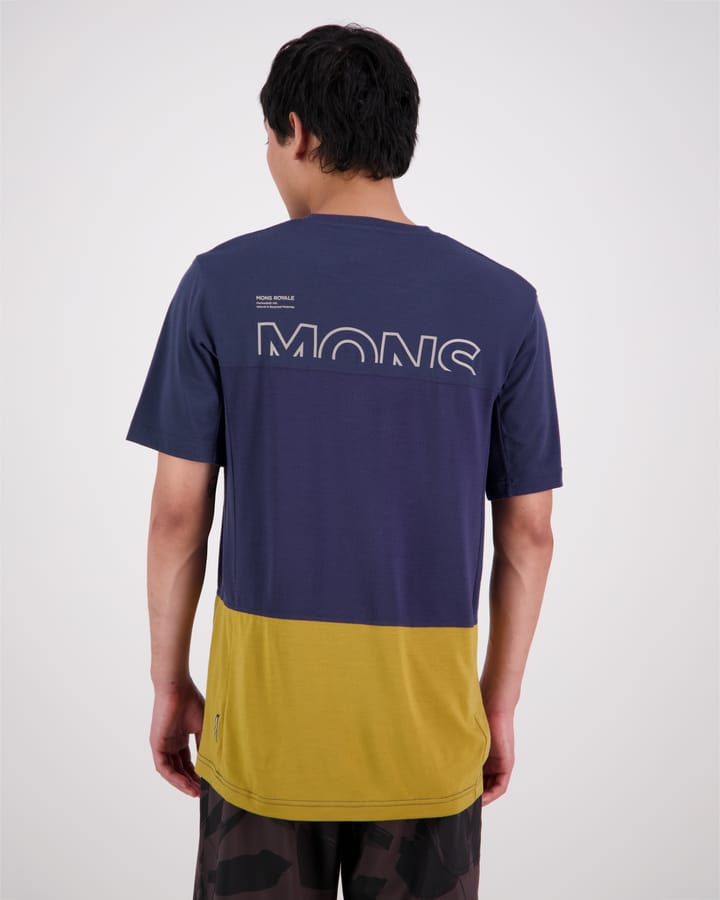Mons Royale Men's Tarn Merino Shift T-Shirt Cumin / Midnight Mons Royale Mons Royale Men's Tarn Merino Shift T-Shirt Cumin / Midnight Mons Royale