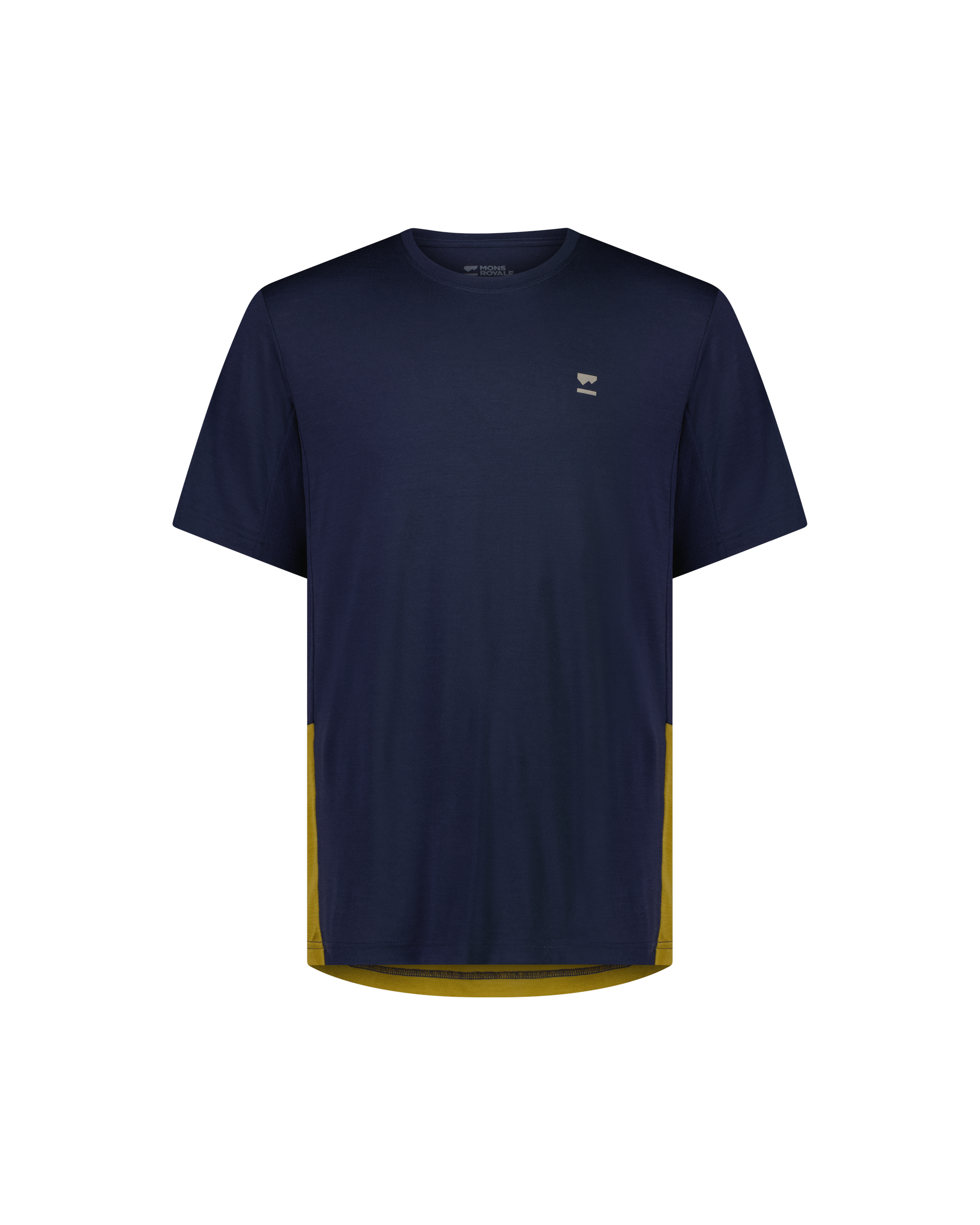 Mons Royale Men's Tarn Merino Shift T-Shirt Cumin / Midnight Lyhythihainen treenipaita S