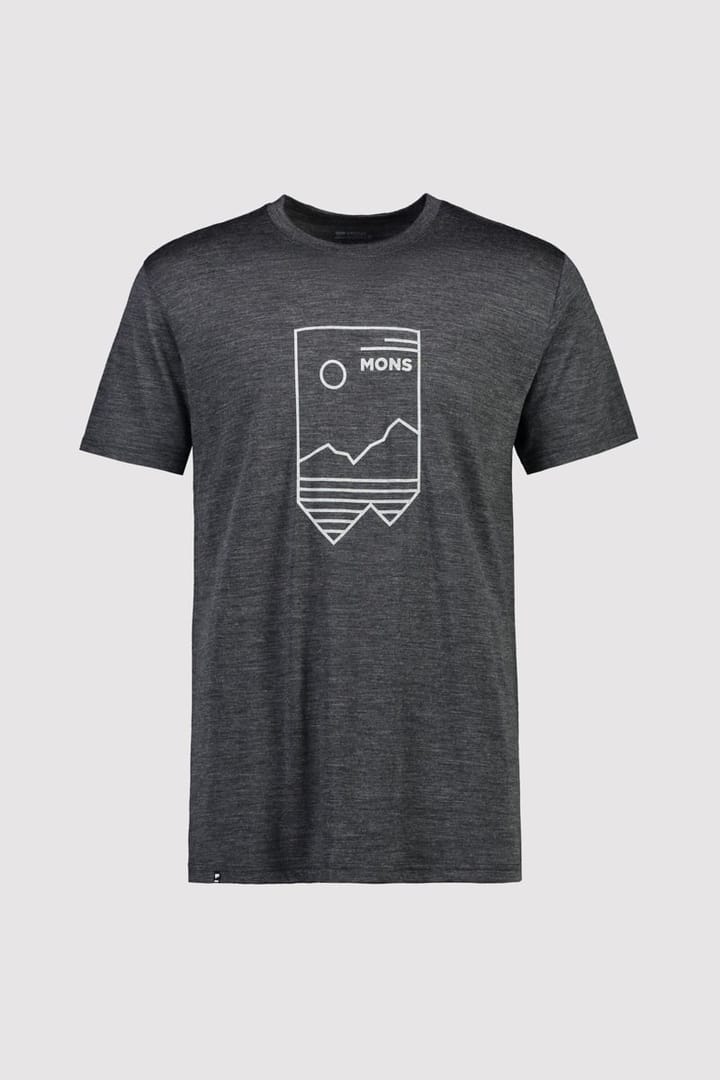 Mons Royale Men's Zephyr Merino Cool T-Shirt Smoke Mons Royale Mons Royale Men's Zephyr Merino Cool T-Shirt Smoke Mons Royale