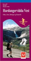 Nordeca Hardangervidda Vest 1:50.000 DNT Turkart Ugland IT