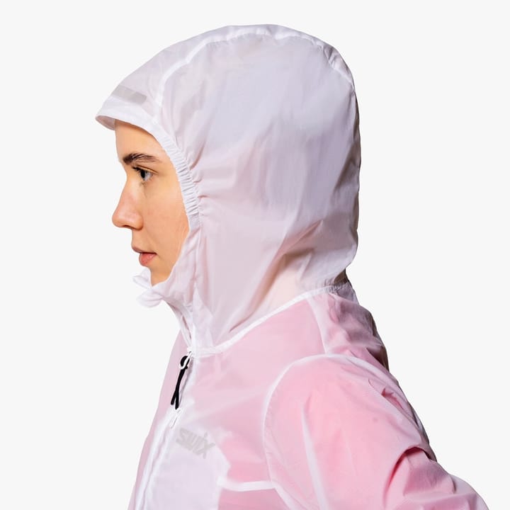 Swix Women's Pace Wind Light Hooded Jacket Bright white Swix