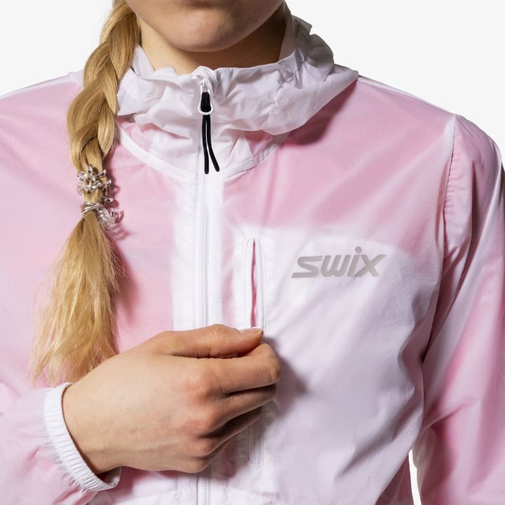 Swix Women's Pace Wind Light Hooded Jacket Bright white Swix