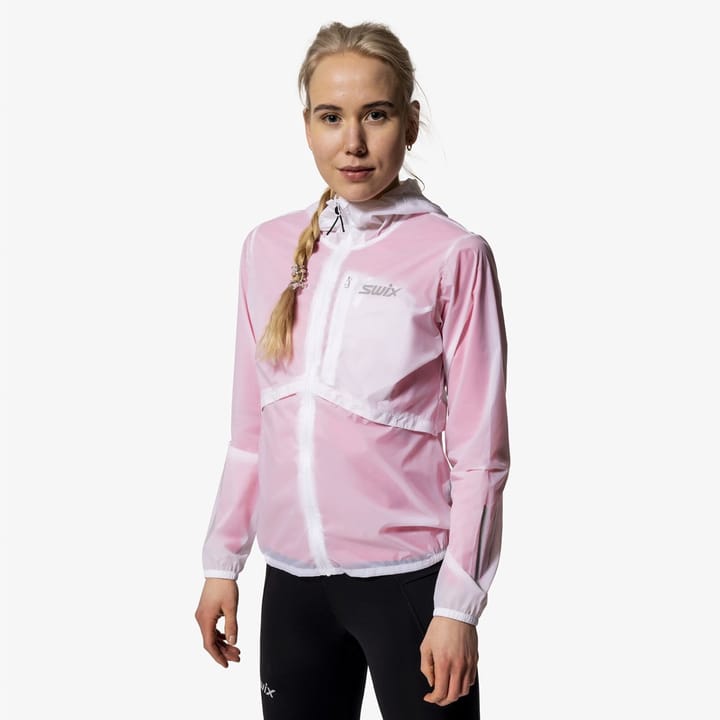 Swix Women's Pace Wind Light Hooded Jacket Bright white Swix