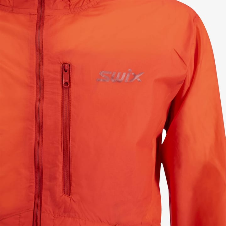 Swix Men's Pace Wind Light Hooded Jacket Lava Swix