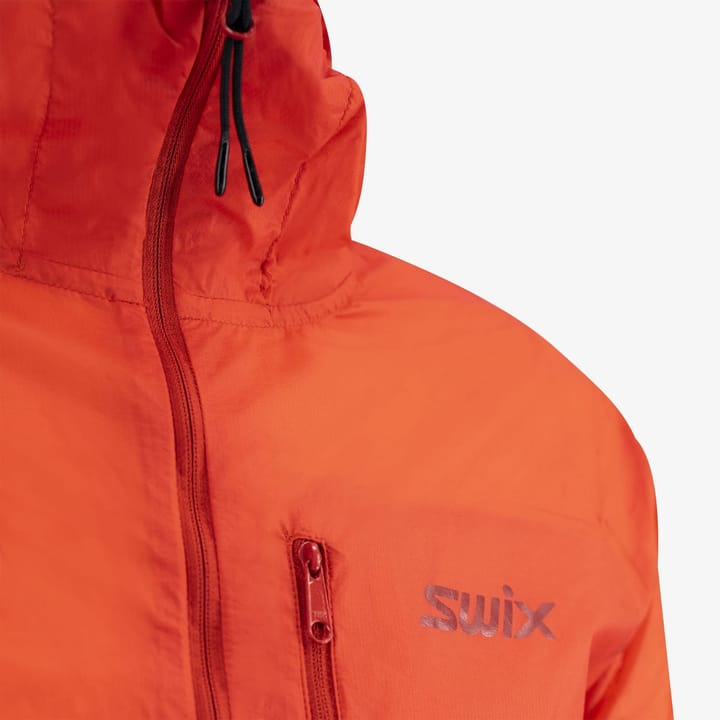 Swix Men's Pace Wind Light Hooded Jacket Lava Swix