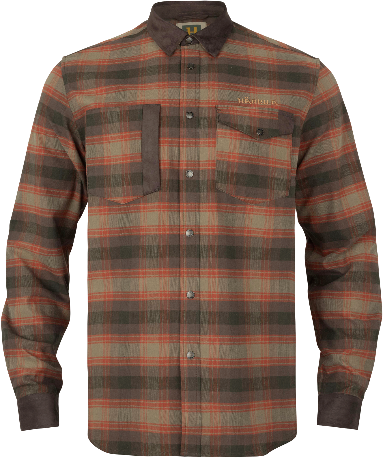 Autumn orange check